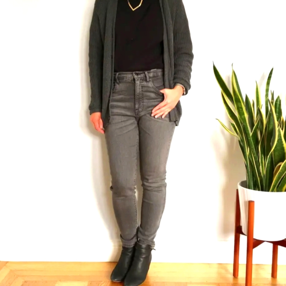 Everlane | grey cigarette jeans